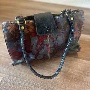 Patricia Nash Patterned Italian Leather Handbag